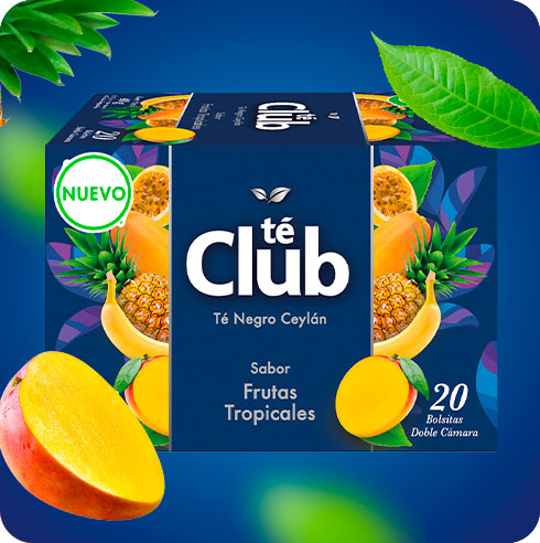 Té Negro Ceylán sabor frutos tropicales