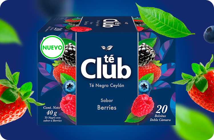Té Negro Ceylán sabor berries