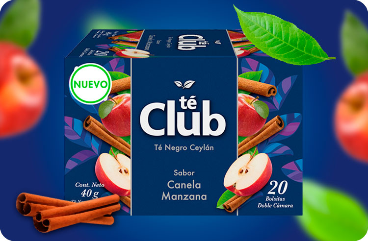 Té Negro Ceylán sabor manzana